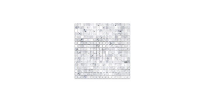 White Carrara Marble Square 5/8″ X 5/8″