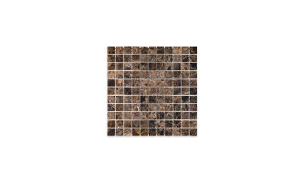 Emperador Dark Marble Square 1″ X 1″