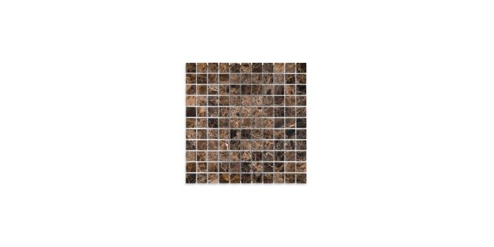 Emperador Dark Marble Square 1″ X 1″