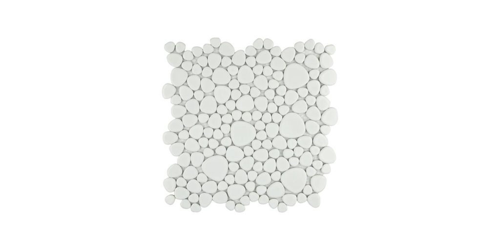 Is pebble mosaic tiles good for shower floors