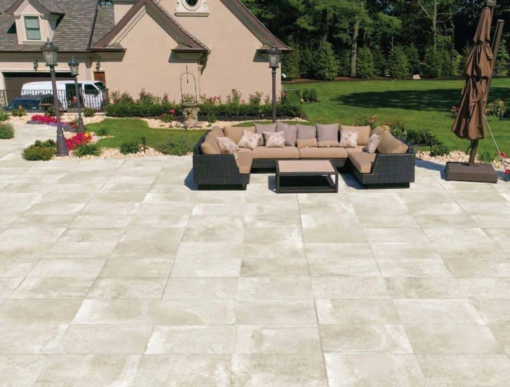Can you put pavers next to a house