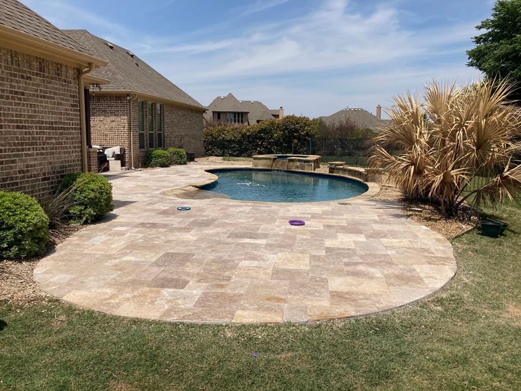 Are travertine pavers high maintenance