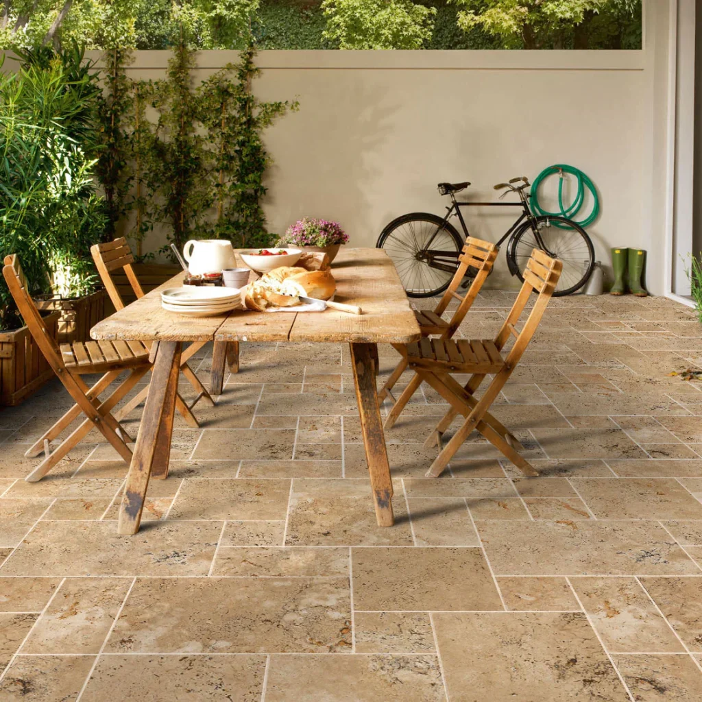 Can you use Dawn dish soap on travertine pavers