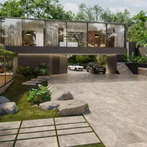 How thick should travertine pavers be