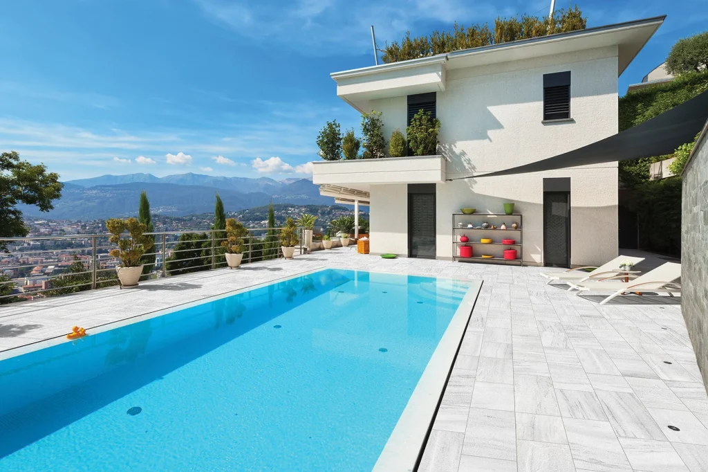 Is travertine pavers ok outside