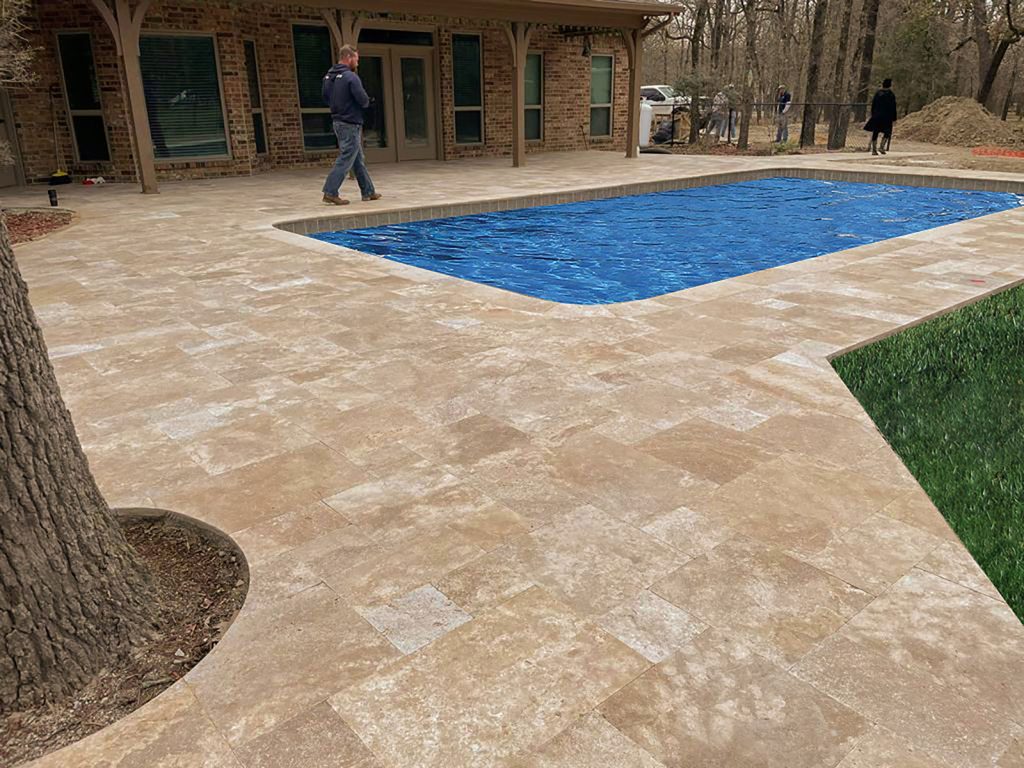 Why is my travertine pavers crumbling